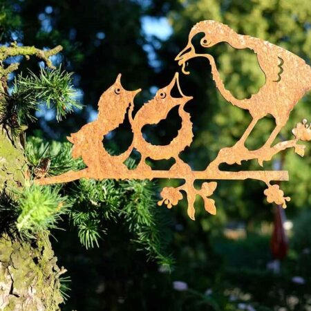 Geluksvogel roodborstje voert jongen | Artbizniz
