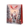 Geschenktas Kerstman 8x18x24cm | Decoris