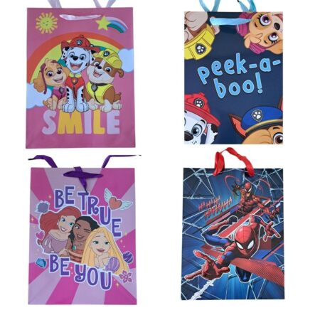Geschenktas papier kinderen 34x26x12cm | Merkloos