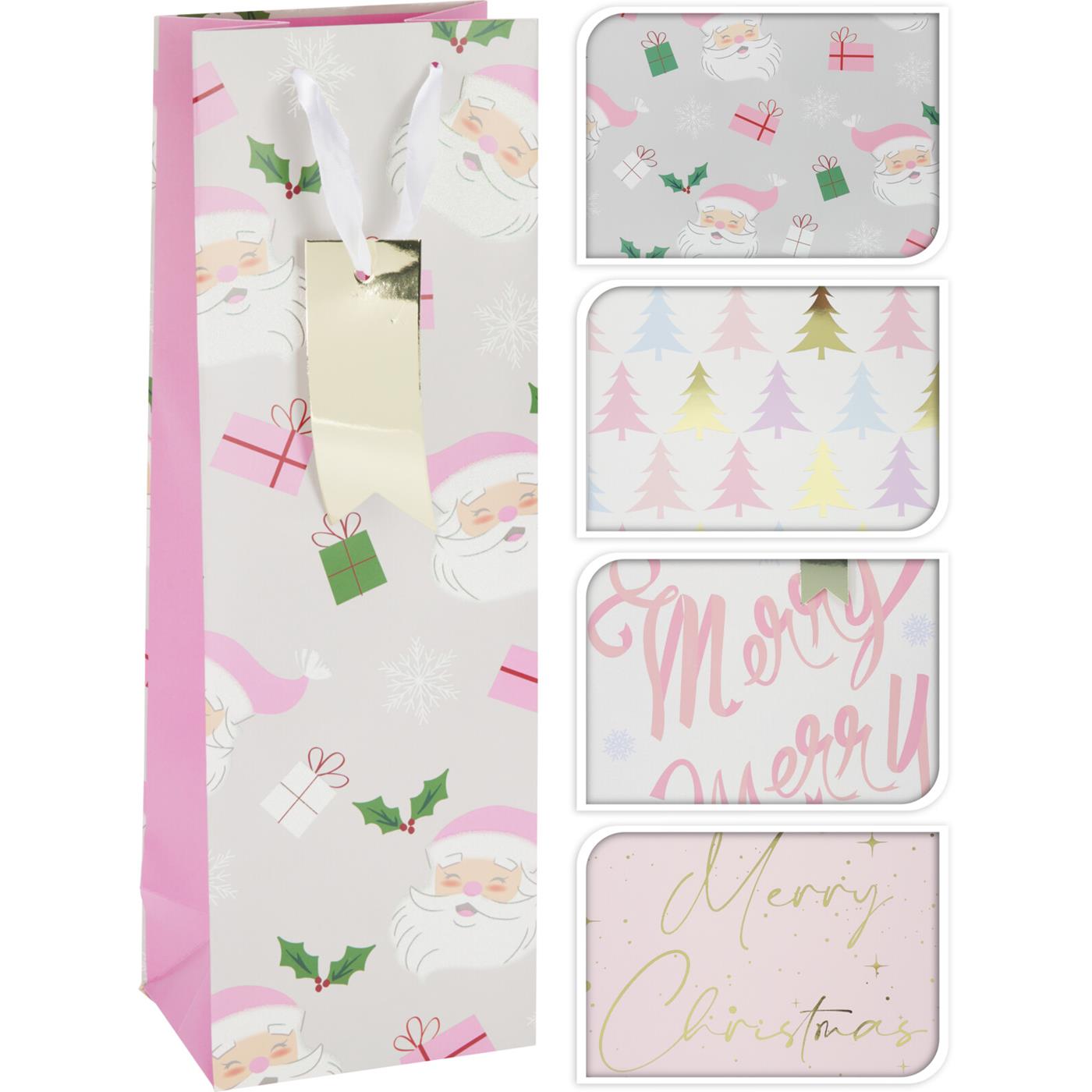 Geschenktas voor fles kerst | Home & Styling
