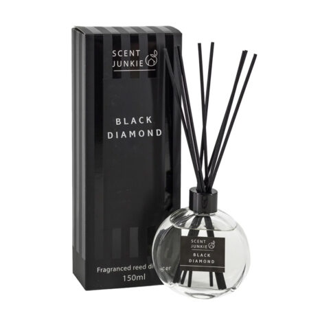 Geurdiffuser met stokjes 150ml black diamond | Homebound