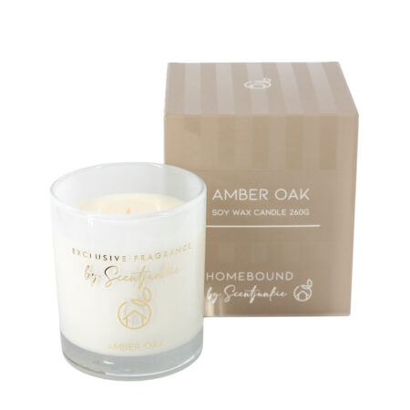 Geurkaars Amber oak 260g | Homebound