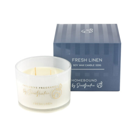 Geurkaars Fresh Linen 320g | Homebound