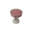 Geurkaars in bloem cocktailglas roze | Mansion Atmosphere