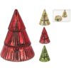 Geurkaars in everlands kunstkerstboom glas met deksel | Home & Styling