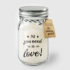Geurkaars in glas - All you need is love | Paperdreams
