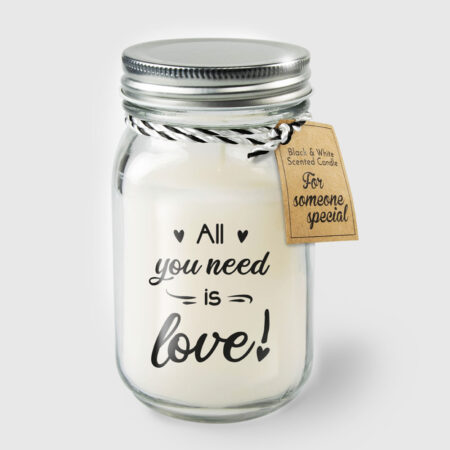 Geurkaars in glas - All you need is love | Paperdreams