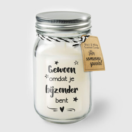 Geurkaars in glas - Gewoon bijzonder | Paperdreams