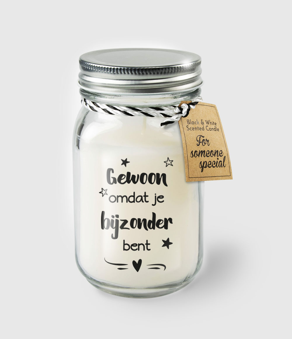 Geurkaars in glas - Gewoon bijzonder | Paperdreams