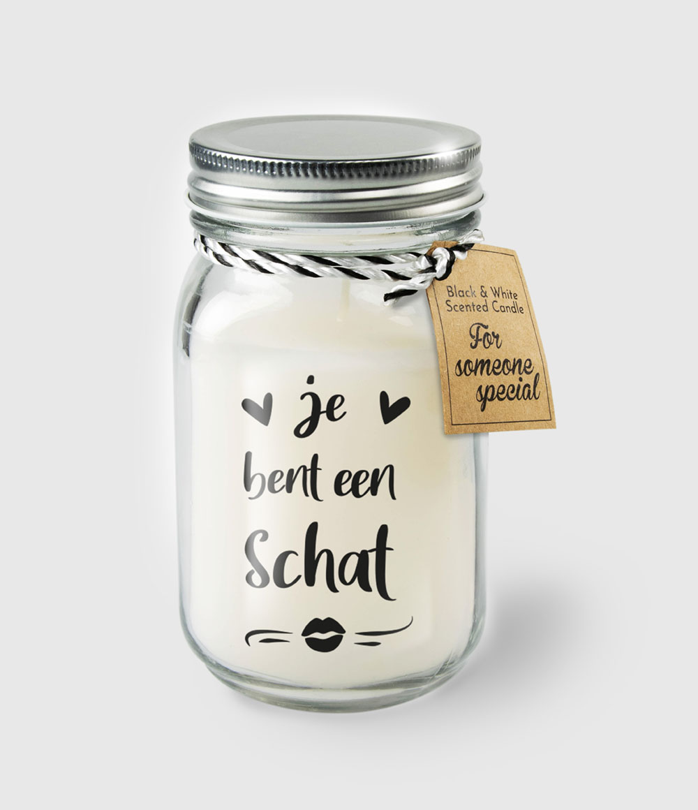 Geurkaars in glas - Je bent een schat | Paperdreams