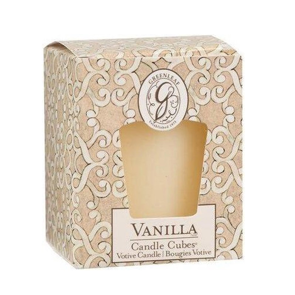 Geurkaarsje Vanilla | Greenleaf