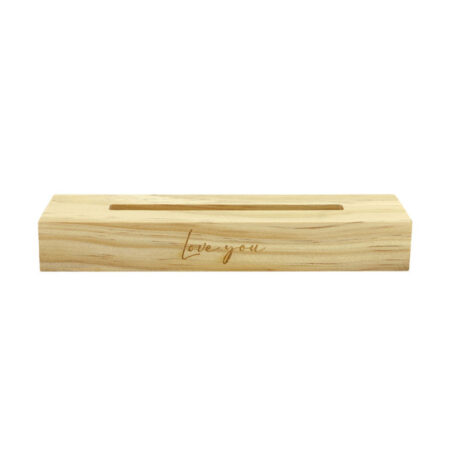 Geurzakje houder hout beige Love You | Bridgewater