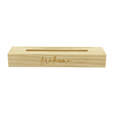 Geurzakje houder hout beige Welcome | Bridgewater