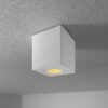 Gibbon LED opbouwspot - Vierkant - 4 watt 345 lumen - 2700K warm wit - GU10 - IP65 badkamer opbouwspot - Voor binnen- en buitengebruik - Wit | HOFTRONIC