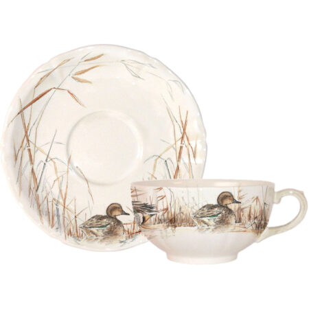 Gien Sologne breakfast cups/scrs eend | Gien