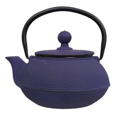 Gietijzeren Theepot Traditioneel Japans - Blauw - 600ml | Tokyo Design Studio