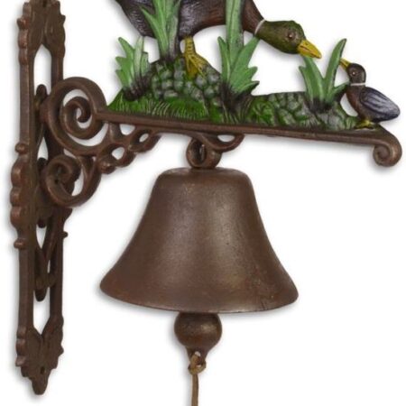Gietijzeren deurbel eenden | DecoImport