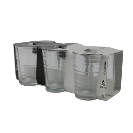 Glas Soleo 200ml 6-delig | Merkloos