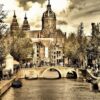 Glasschilderij Gracht met kerk | Gave Specials