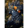 Glasschilderij Papegaai met sierraden 80x120 |