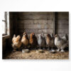 Glasschilderij The Chicken Barn 80x120 | Urban Cotton