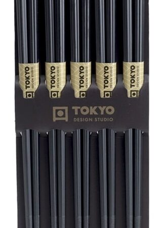 Glasvezel Eetstokjes Set - Tokyo Design Studio - Rond - 5 paar | Tokyo Design Studio