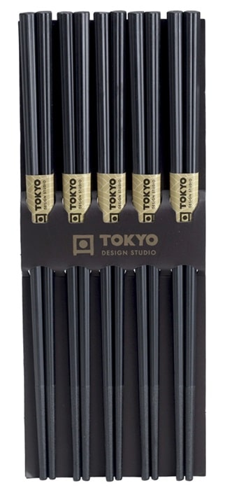 Glasvezel Eetstokjes Set - Tokyo Design Studio - Rond - 5 paar | Tokyo Design Studio