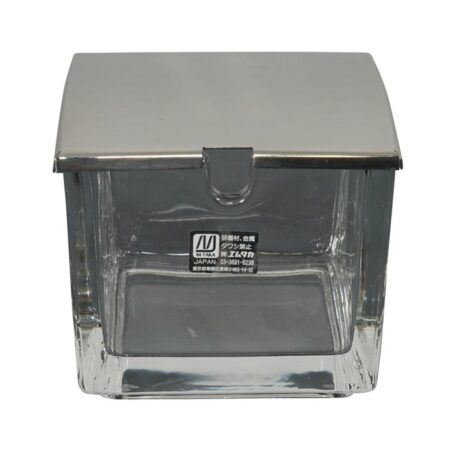 Glazen Gemberdoosje met Deksel - 8 x 8 x 7 cm | Tokyo Design Studio