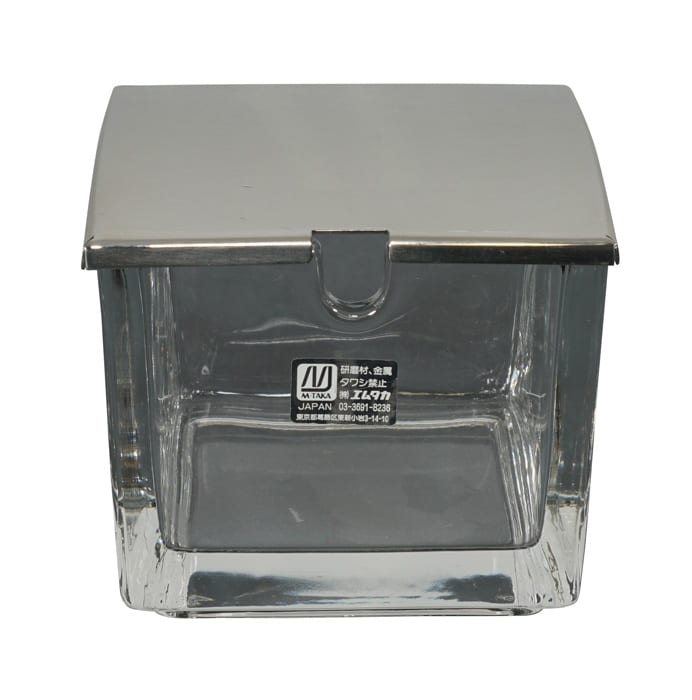 Glazen Gemberdoosje met Deksel - 8 x 8 x 7 cm | Tokyo Design Studio