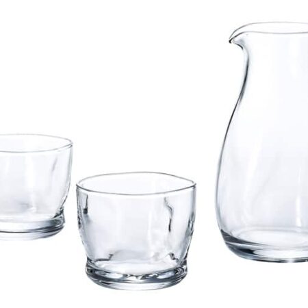 Glazen Sakeset - 3-delig - 290ml & 100ml - 7