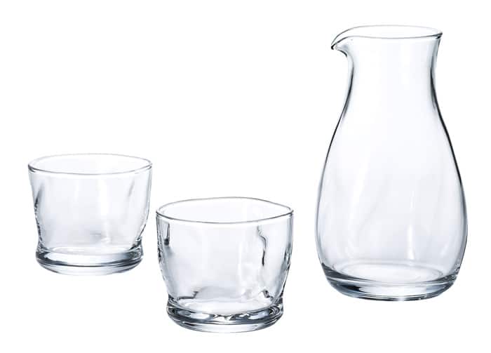 Glazen Sakeset - 3-delig - 290ml & 100ml - 7