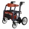 Glide 2-in-1 Rollator & Rolstoel - Lichtgewicht 2-in-1 Transportstoel - Opvouwbaar & Comfortabel | Kies uw kleur : Zwart | Uplivin | Uplivin
