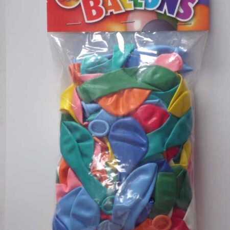 Globos ballonnen nr8 mix zak a100st | Globos