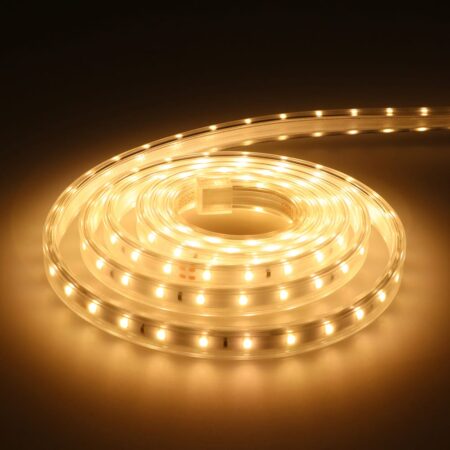 Glow60 LED Strip 2 meter - IP65 waterdicht - Dimbaar - Buiten & Binnen - 60 LEDs/m - 11 Watt 1020 lumen - SMD 2835 - 3000K warm wit - Inkortbaar per meter | HOFTRONIC
