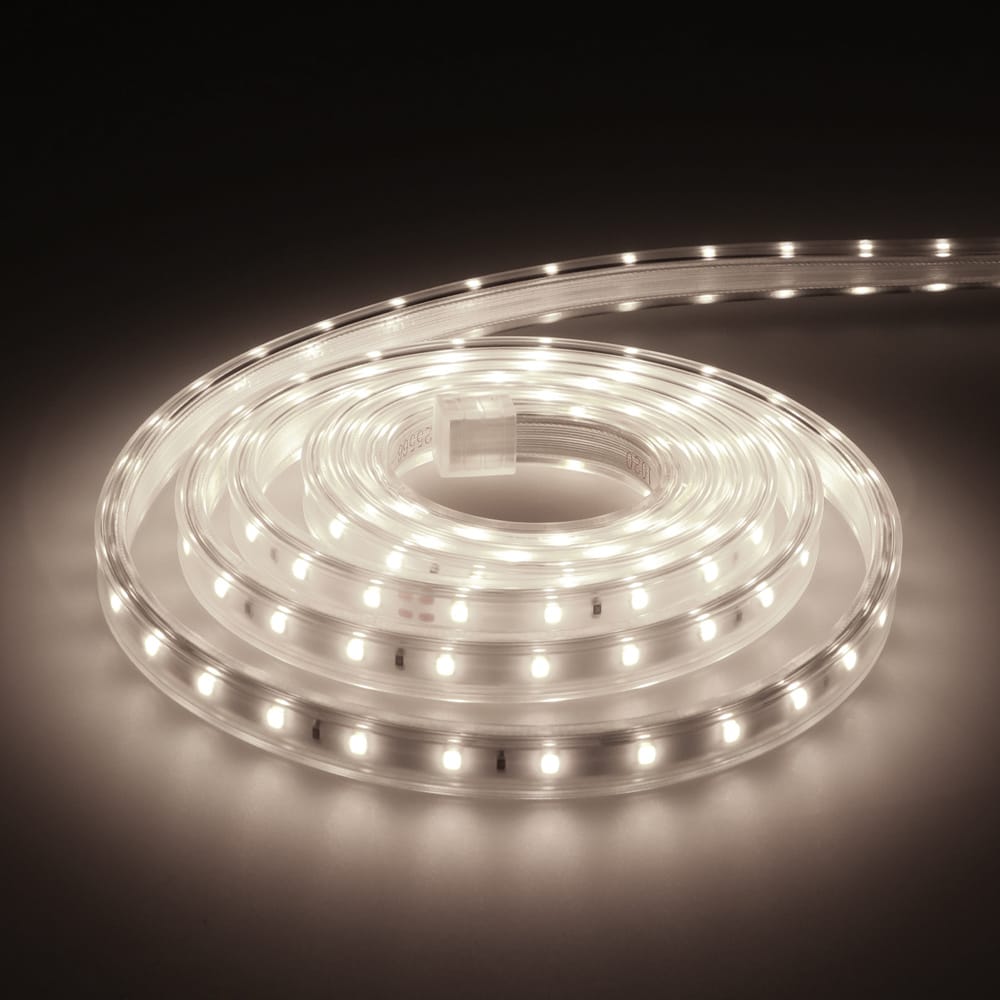 Glow60 LED Strip 2 meter - IP65 waterdicht - Dimbaar - Buiten & Binnen - 60 LEDs/m - 11 Watt 1020 lumen - SMD 2835 - 6000K daglicht wit - Inkortbaar per meter | HOFTRONIC