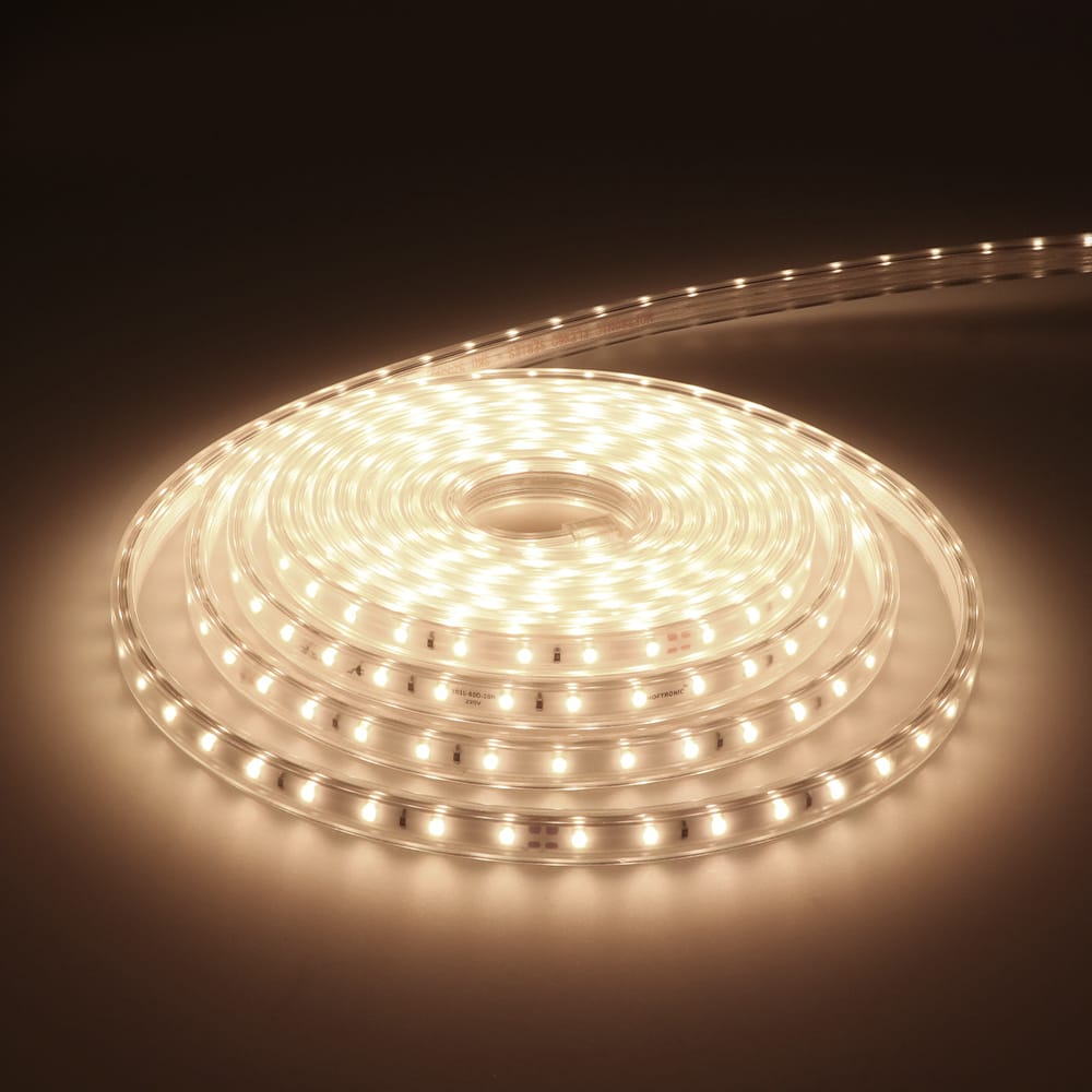 Glow60 LED Strip 5m - Dimbaar - 4000K - 60 LEDs/m - 35 watt 1540 lumen - IP65 voor buiten en binnen - SMD 2835 | HOFTRONIC