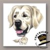 Golden Retriever tegeltje | The Heads