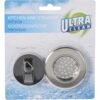 Gootsteenzeef met stopper op kaart | Excellent Houseware