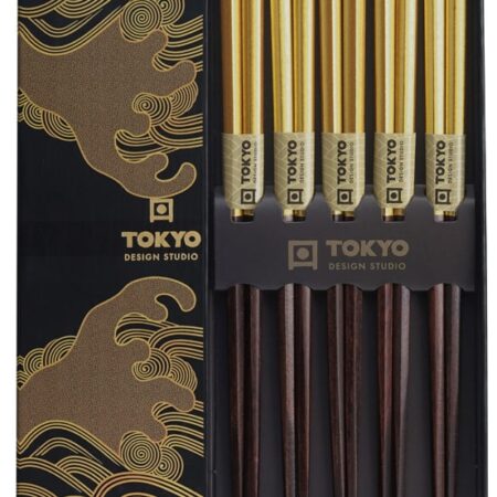 Gouden Eetstokjes - Tokyo Design Studio - 5 paar | Tokyo Design Studio