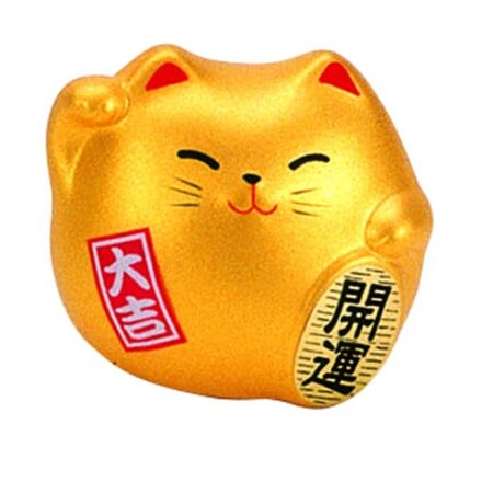 Gouden Lucky Cats Figuur - 5.5cm | Tokyo Design Studio