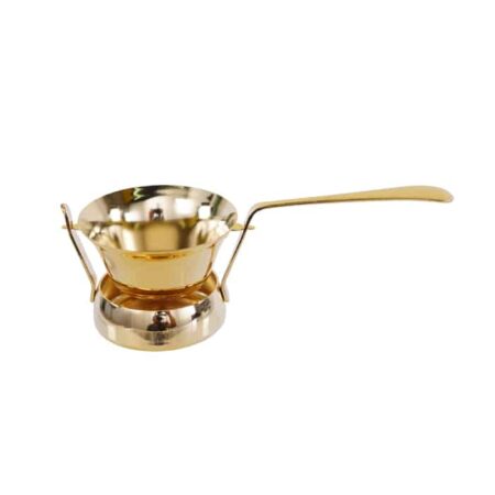 Gouden Theezeef - Elegant Vintage Ontwerp - 14 x 5.7 x 5 cm | Tokyo Design Studio