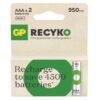 Gp AAA 950mah oplaadbaar batterij | GP