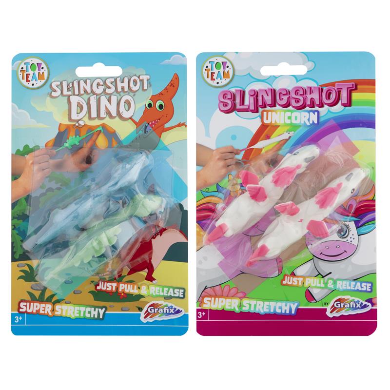 Grafix Slingshot schieter Unicorn/Dino | Grafix