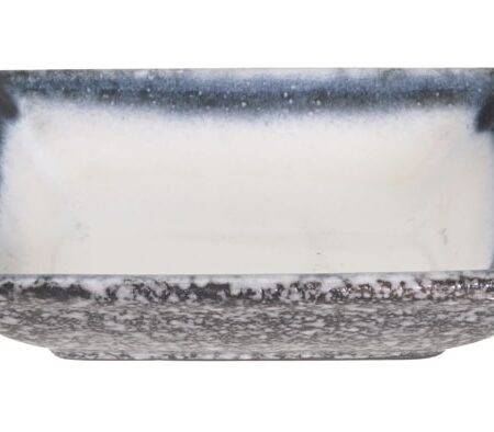 Grijs/Wit Schaaltje - Tajimi - Porselein - 9.5 x 7 x 2.5cm | Tokyo Design Studio
