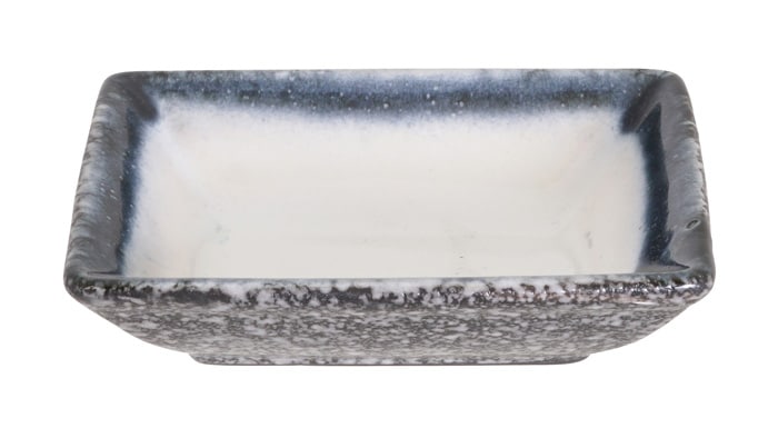 Grijs/Wit Schaaltje - Tajimi - Porselein - 9.5 x 7 x 2.5cm | Tokyo Design Studio