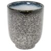 Grijswit marmeren theekop - Tajimi - Porselein 170ml 7 x 8.5cm | Tokyo Design Studio