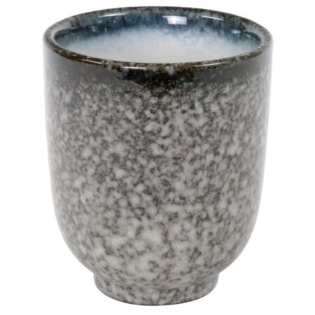 Grijswit marmeren theekop - Tajimi - Porselein 170ml 7 x 8.5cm | Tokyo Design Studio