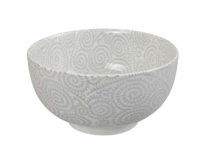 Grijze Keramische Kom - Mixed Bowls - 16 x 8 x 5cm | Tokyo Design Studio