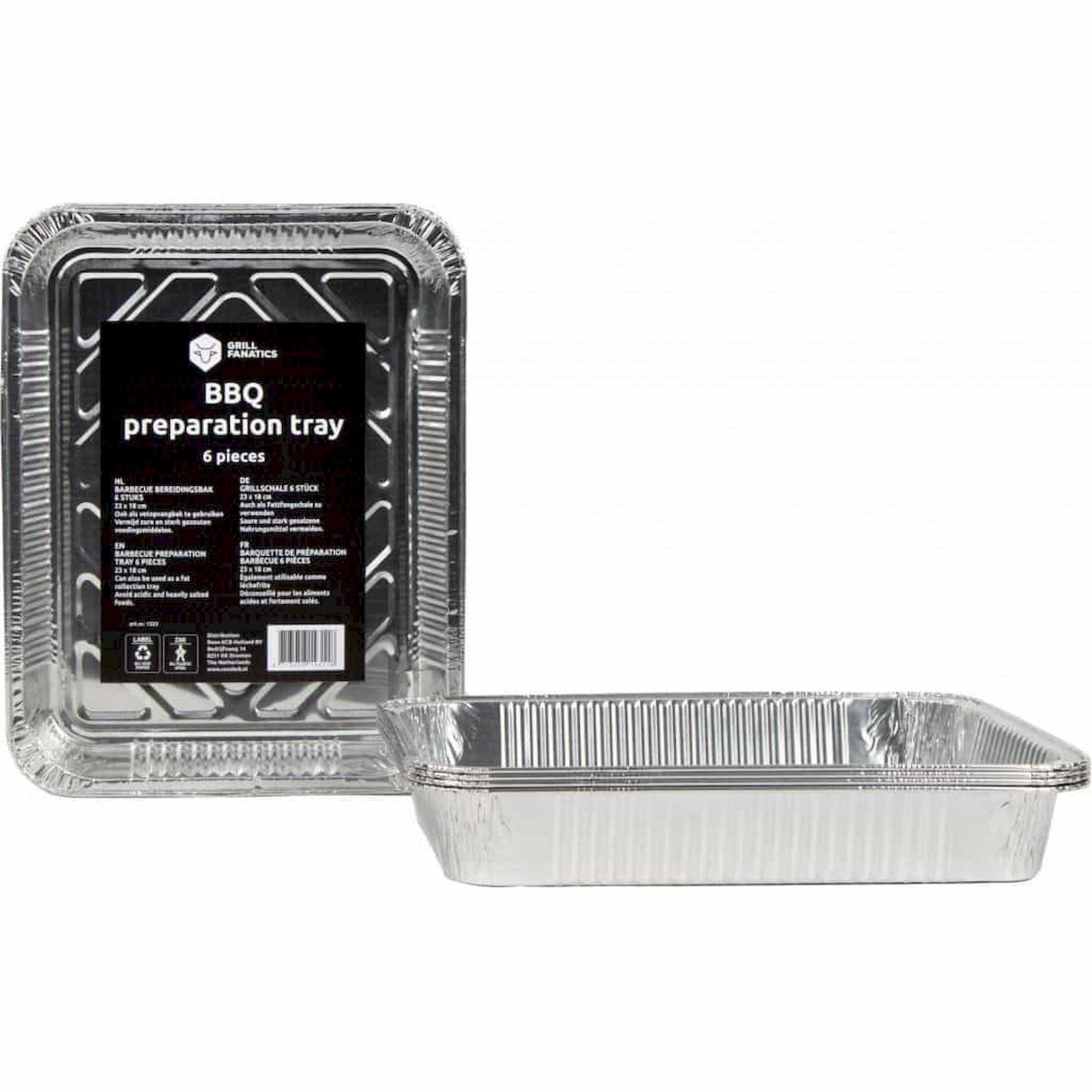 Grill Fanatics aluminium bbq bak - 5 stuks | Grill Fanatics