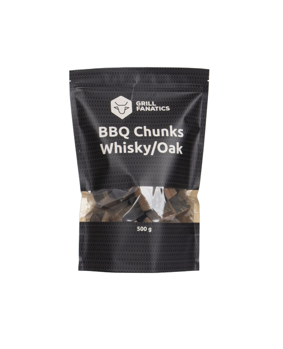 Grill Fanatics rookhout chunks - Whiskey/Oak | Grill Fanatics